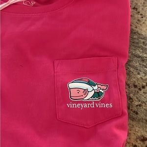 NWT Vineyard Vines LS Christmas t shirt 7/8